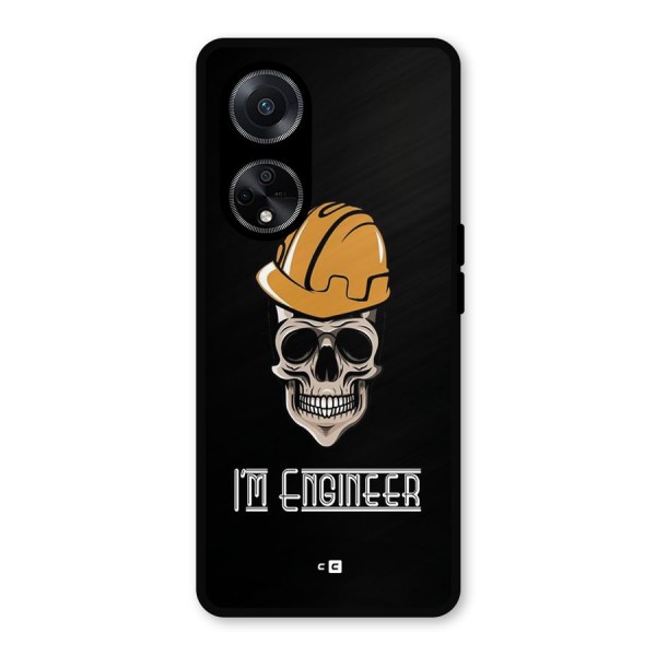 I Am Engineer Metal Back Case for Oppo F23