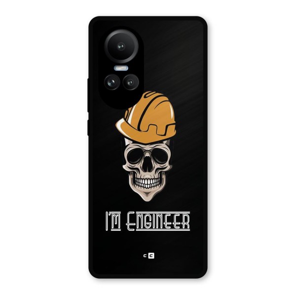 I Am Engineer Metal Back Case for Oppo Reno10 Pro