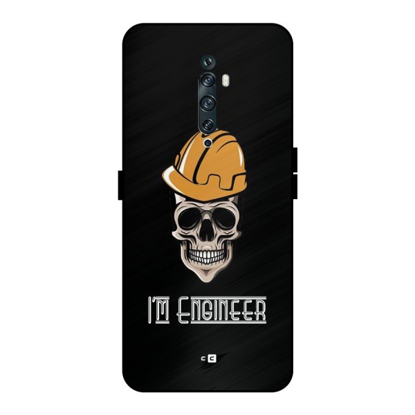 I Am Engineer Metal Back Case for Oppo Reno2 F