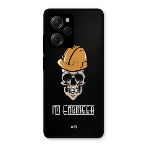 I Am Engineer Metal Back Case for Poco X5 Pro