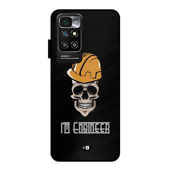 I Am Engineer Metal Back Case for Redmi 10 Prime