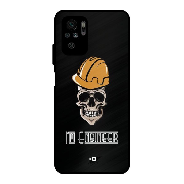 I Am Engineer Metal Back Case for Redmi Note 10