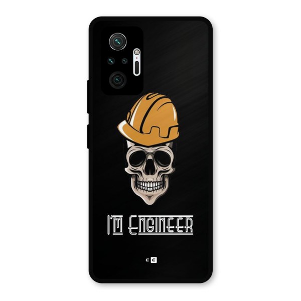 I Am Engineer Metal Back Case for Redmi Note 10 Pro