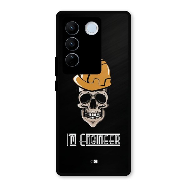 I Am Engineer Metal Back Case for Vivo V27 Pro