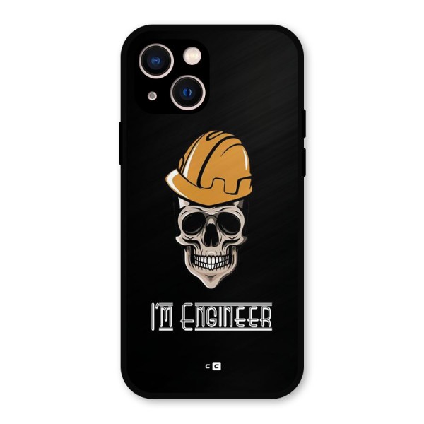 I Am Engineer Metal Back Case for iPhone 13