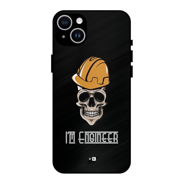 I Am Engineer Metal Back Case for iPhone 14 Plus