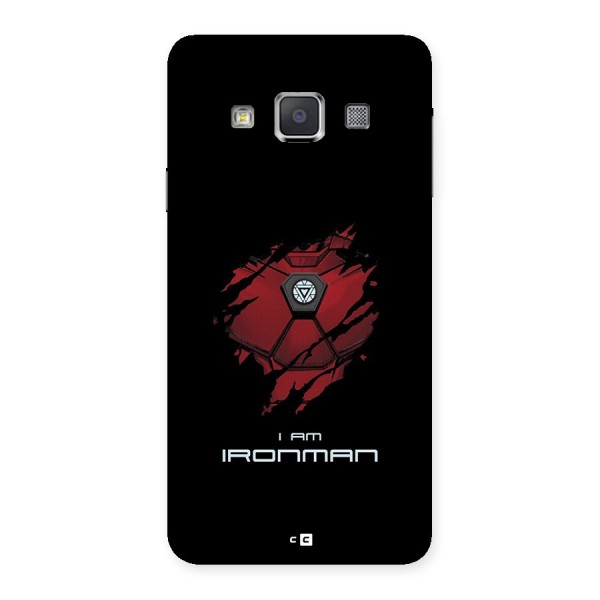 I Am Ironman Back Case for Galaxy A3