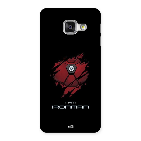 I Am Ironman Back Case for Galaxy A3 (2016)