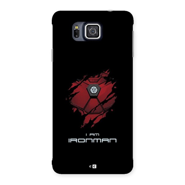 I Am Ironman Back Case for Galaxy Alpha