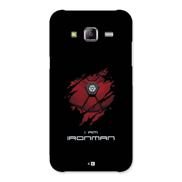 I Am Ironman Back Case for Galaxy J5