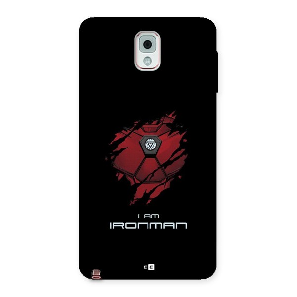 I Am Ironman Back Case for Galaxy Note 3