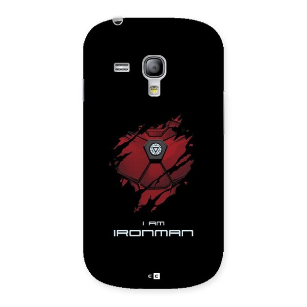 I Am Ironman Back Case for Galaxy S3 Mini