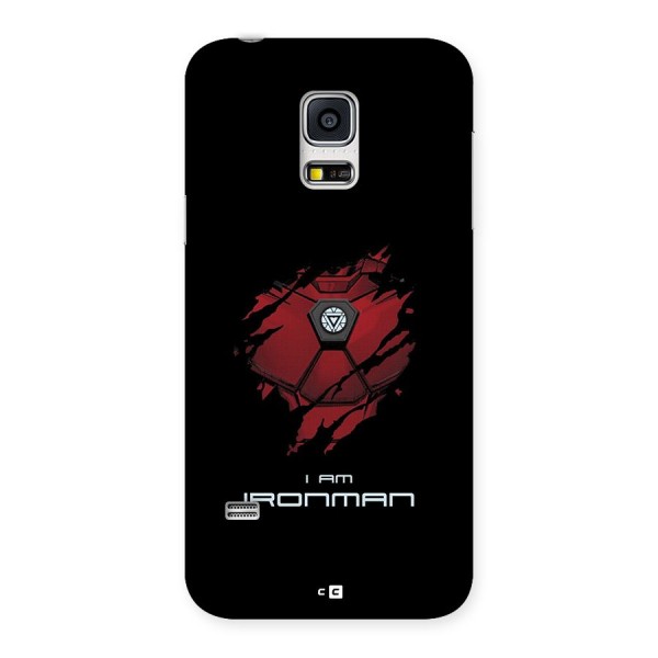 I Am Ironman Back Case for Galaxy S5 Mini