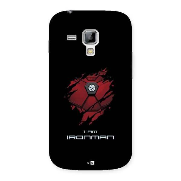 I Am Ironman Back Case for Galaxy S Duos