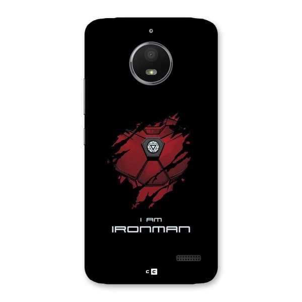 I Am Ironman Back Case for Moto E4