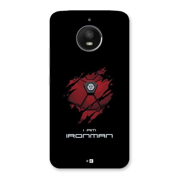 I Am Ironman Back Case for Moto E4 Plus