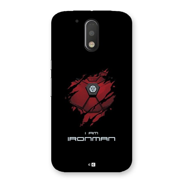 I Am Ironman Back Case for Moto G4