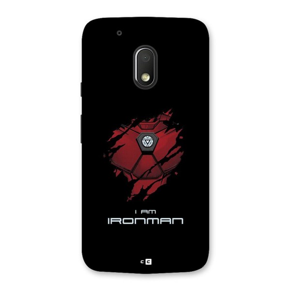 I Am Ironman Back Case for Moto G4 Play