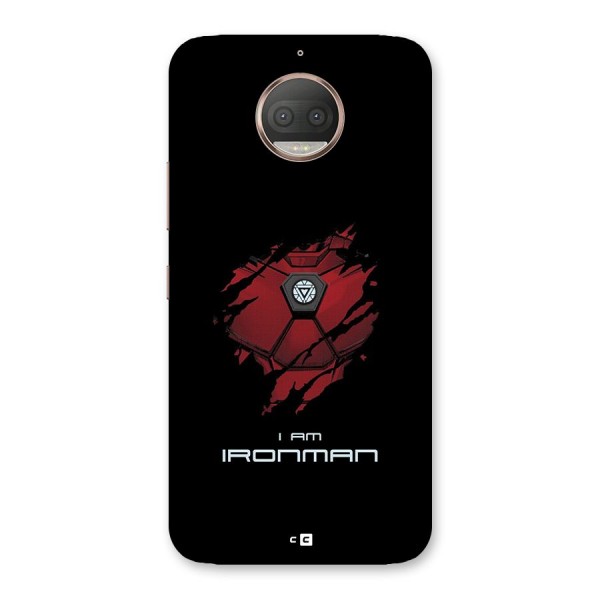 I Am Ironman Back Case for Moto G5s Plus