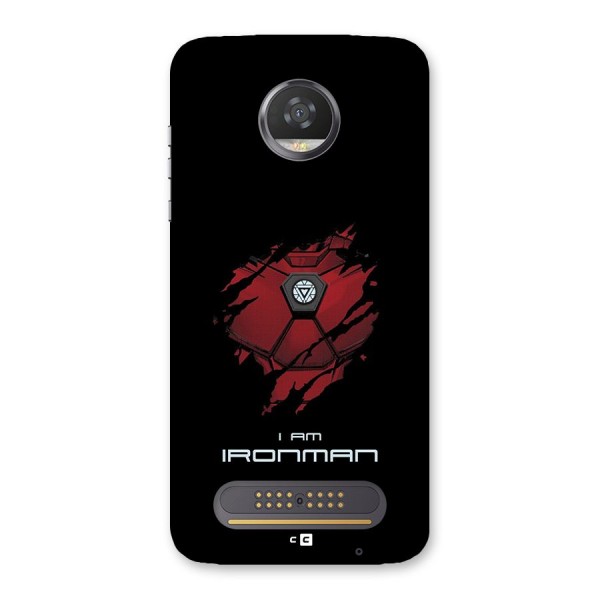 I Am Ironman Back Case for Moto Z2 Play