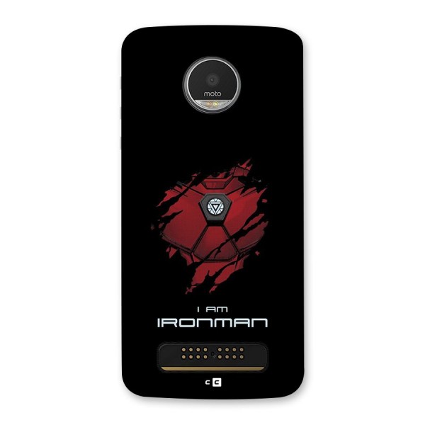 I Am Ironman Back Case for Moto Z Play