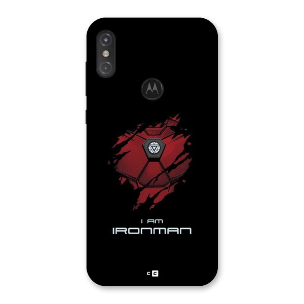 I Am Ironman Back Case for Motorola One Power