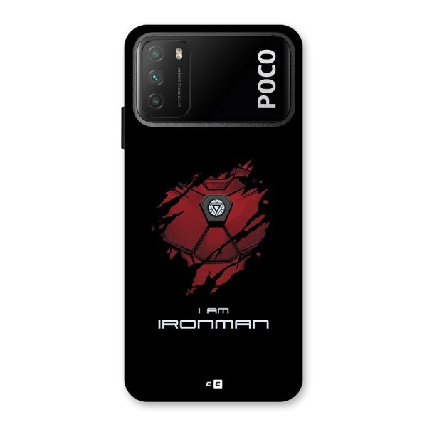 I Am Ironman Back Case for Poco M3