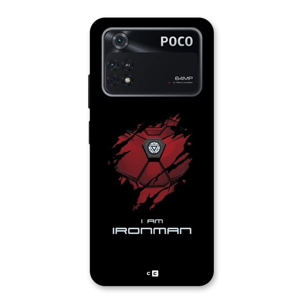 I Am Ironman Back Case for Poco M4 Pro 4G