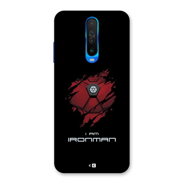 I Am Ironman Back Case for Poco X2