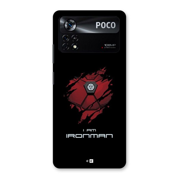 I Am Ironman Back Case for Poco X4 Pro 5G