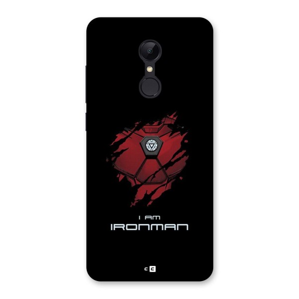 I Am Ironman Back Case for Redmi 5