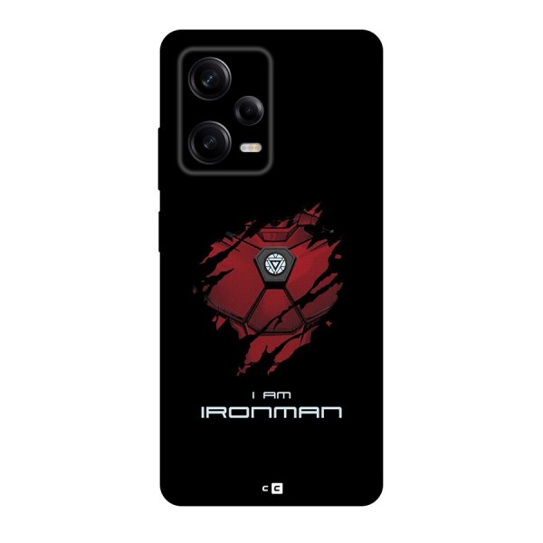 I Am Ironman Back Case for Redmi Note 12 Pro