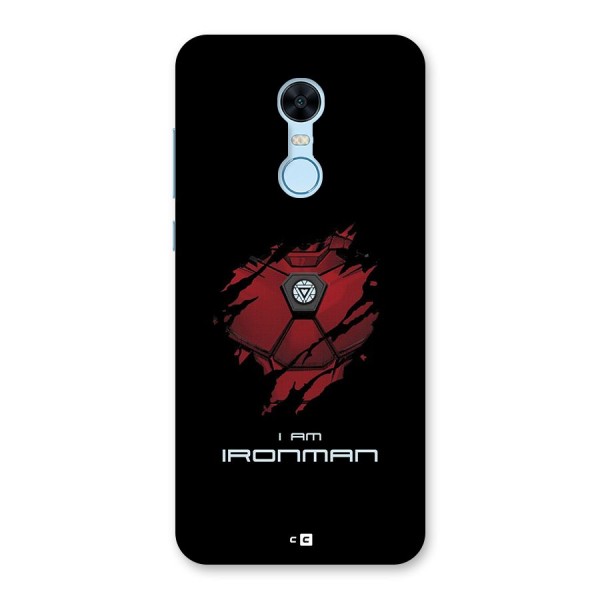 I Am Ironman Back Case for Redmi Note 5