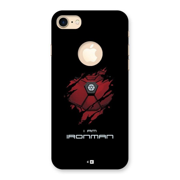 I Am Ironman Back Case for iPhone 8 Logo Cut