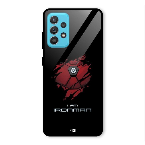 I Am Ironman Glass Back Case for Galaxy A52