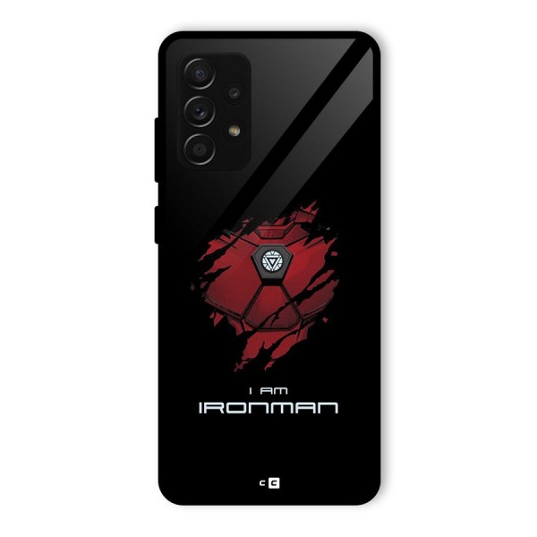 I Am Ironman Glass Back Case for Galaxy A53 5G