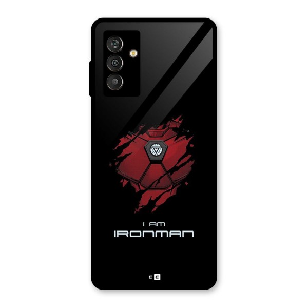 I Am Ironman Glass Back Case for Galaxy M13