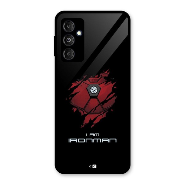 I Am Ironman Glass Back Case for Galaxy M14 5G