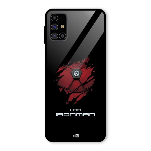 I Am Ironman Glass Back Case for Galaxy M31s