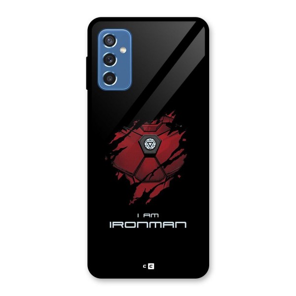 I Am Ironman Glass Back Case for Galaxy M52 5G