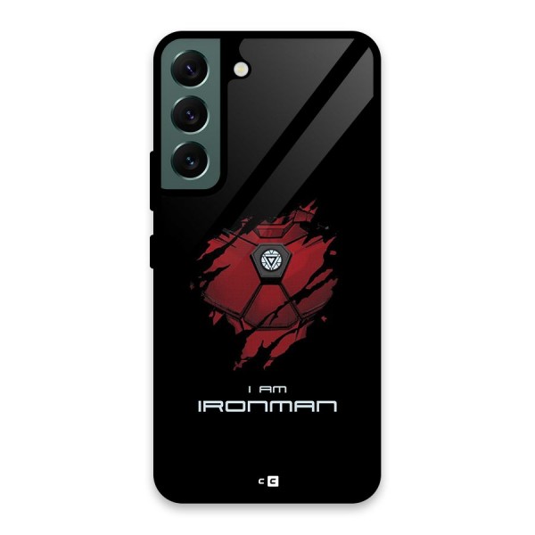 I Am Ironman Glass Back Case for Galaxy S22 5G