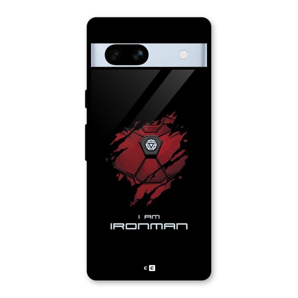 I Am Ironman Glass Back Case for Google Pixel 7a