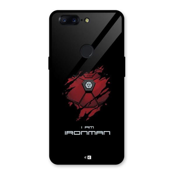 I Am Ironman Glass Back Case for OnePlus 5T