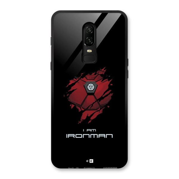 I Am Ironman Glass Back Case for OnePlus 6