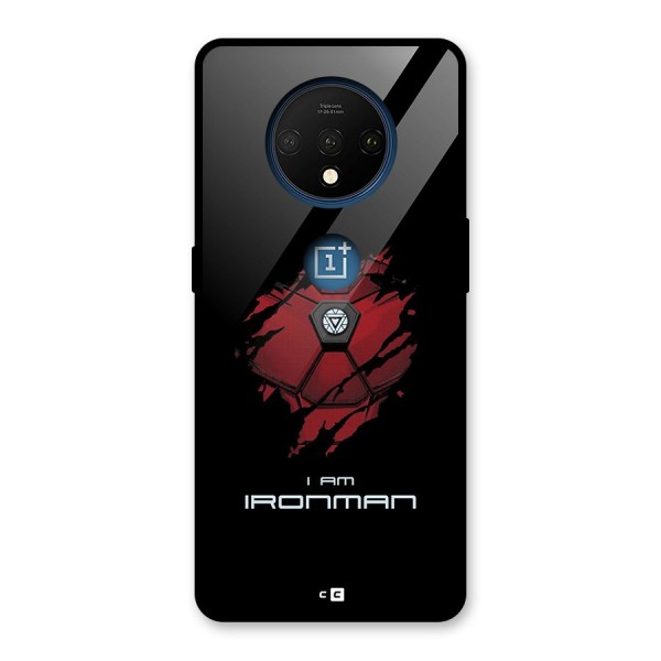 I Am Ironman Glass Back Case for OnePlus 7T