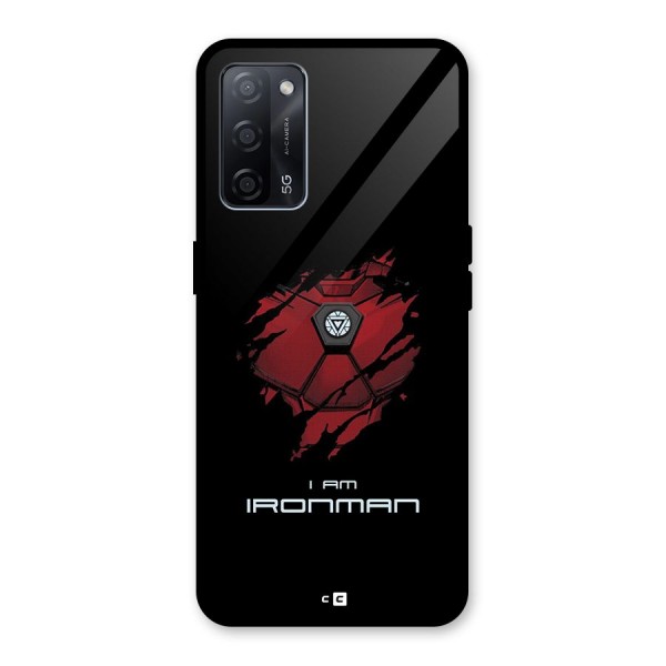 I Am Ironman Glass Back Case for Oppo A53s 5G