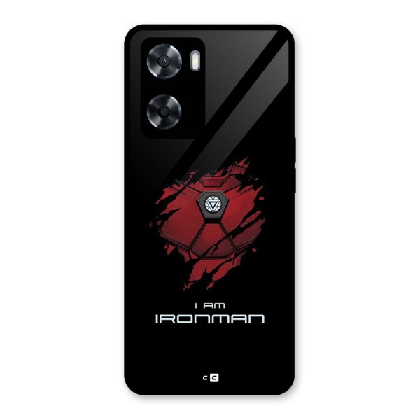 I Am Ironman Glass Back Case for Oppo A57 2022