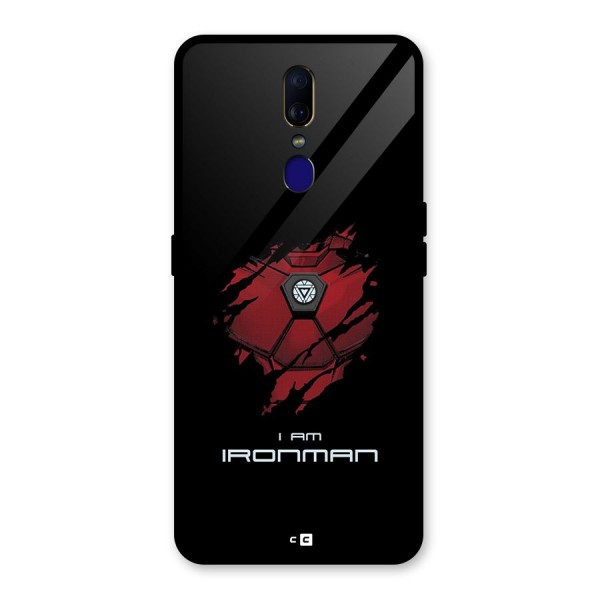 I Am Ironman Glass Back Case for Oppo F11