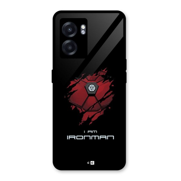 I Am Ironman Glass Back Case for Oppo K10 (5G)