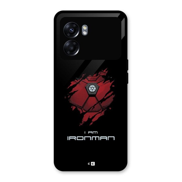 I Am Ironman Glass Back Case for Oppo K10 5G